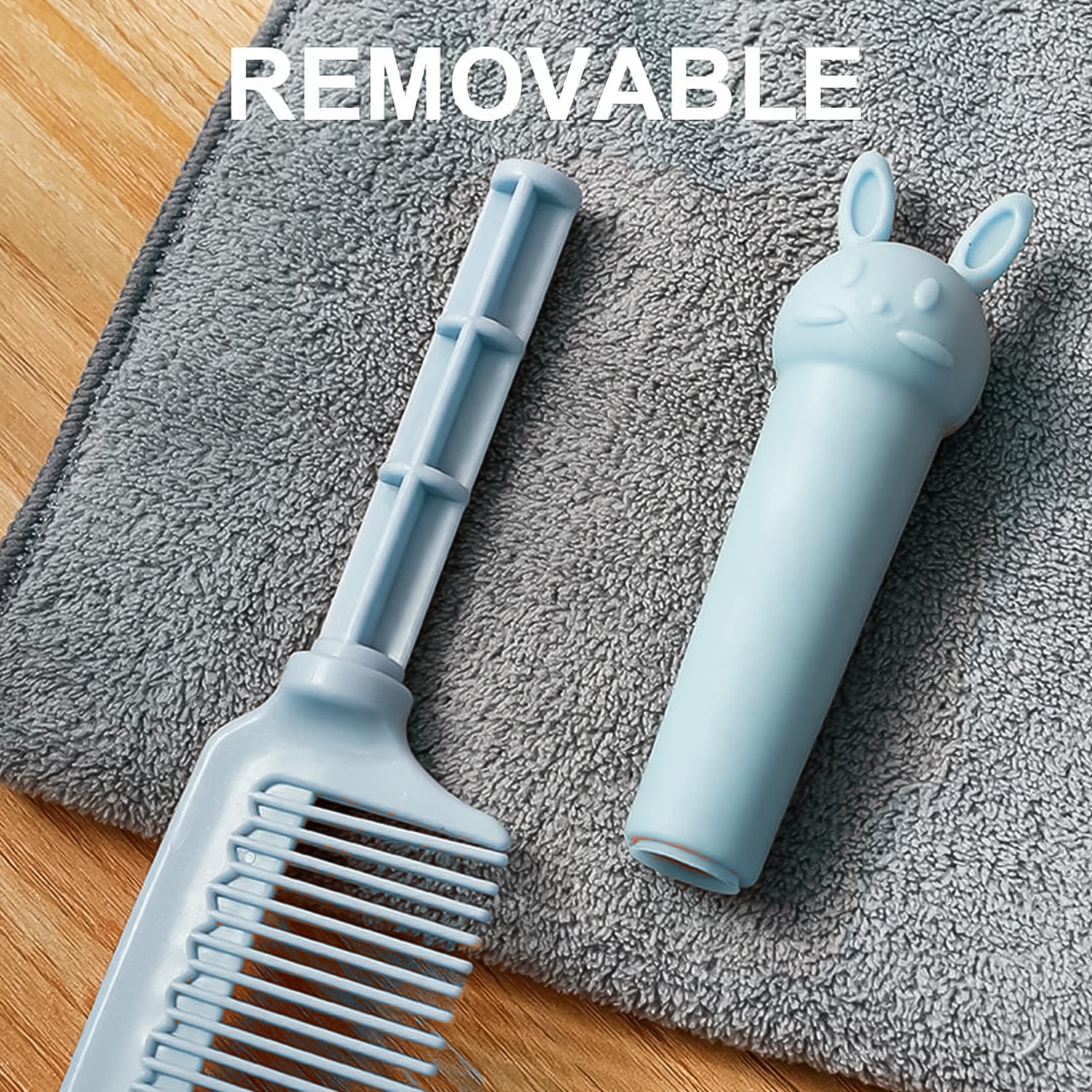 Adorable Bunny Detangling Comb (1 Pc) Adorable Bunny Detangling Comb (1 Pc)